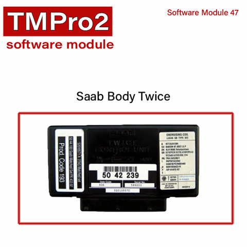 TM Pro 2 - Software Modules - SAAB - Volvo - UHS Hardware TM Pro 2 - Software Modules - SAAB - Volvo - UHS Hardware