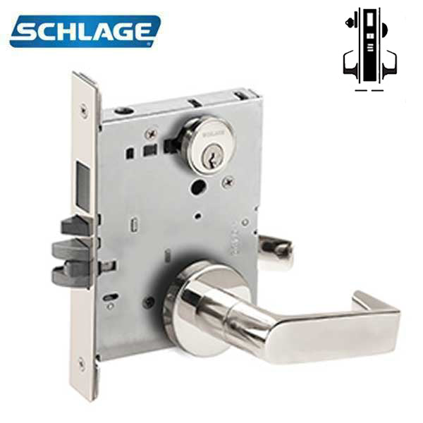 Schlage L9485P L Series Mortise Lockset w Deadbolt 26D