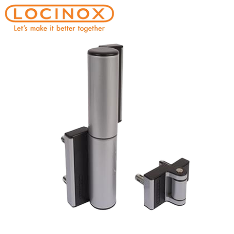 Locinox - Tiger Zilv - 180° - Compact Hydraulic Gate Closer and Hinge - Up to 165lbs - UHS Hardware Locinox - Tiger Zilv - 180° - Compact Hydraulic Gate Closer and Hinge - Up to 165lbs - UHS Hardware