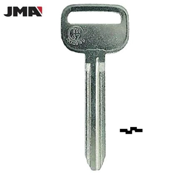 Toyota / Scion / Pontiac Small Head TR47 / X217 Metal Key (JMA-TOYO-15E) - UHS Hardware Toyota / Scion / Pontiac Small Head TR47 / X217 Metal Key (JMA-TOYO-15E) - UHS Hardware