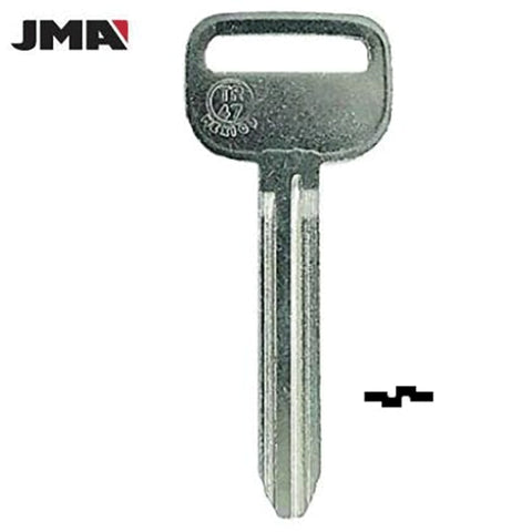 Toyota / Scion / Pontiac Small Head TR47 / X217 Metal Key (JMA-TOYO-15E) - UHS Hardware Toyota / Scion / Pontiac Small Head TR47 / X217 Metal Key (JMA-TOYO-15E) - UHS Hardware