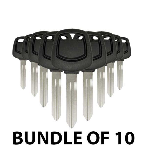 10 x Nissan / Infiniti N102 Transponder Key K-NI02T (Bundle of 10) - UHS Hardware 10 x Nissan / Infiniti N102 Transponder Key K-NI02T (Bundle of 10) - UHS Hardware