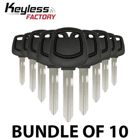 10 x Nissan / Infiniti N102 Transponder Key K-NI02T (Bundle of 10) - UHS Hardware 10 x Nissan / Infiniti N102 Transponder Key K-NI02T (Bundle of 10) - UHS Hardware