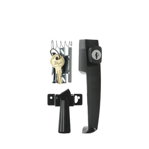 Wright - VK333X3 - Keyed Push Button Handle - Optional Finish - UHS Hardware Wright - VK333X3 - Keyed Push Button Handle - Optional Finish - UHS Hardware