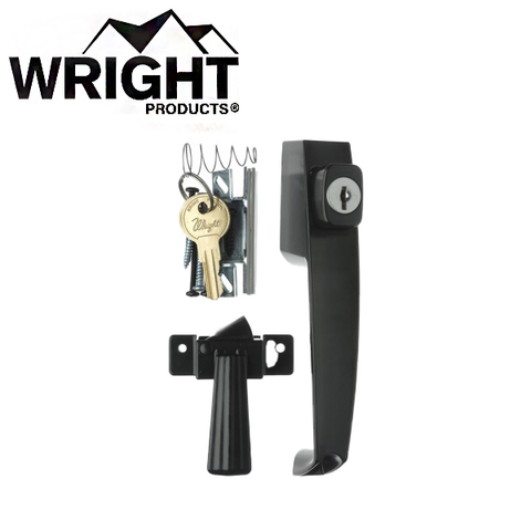 Wright - VK333X3 - Keyed Push Button Handle - Optional Finish - UHS Hardware Wright - VK333X3 - Keyed Push Button Handle - Optional Finish - UHS Hardware
