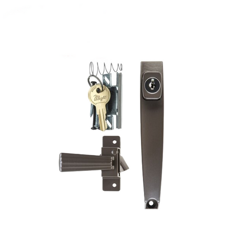 Wright - VK333X3 - Keyed Push Button Handle - Optional Finish - UHS Hardware Wright - VK333X3 - Keyed Push Button Handle - Optional Finish - UHS Hardware