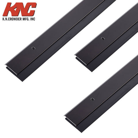 KNC - W-13 - Closed Cell Neoprene Weatherstrip - 20' Set - (1)72" & (2)80"- Bronze Anodized - UHS Hardware KNC - W-13 - Closed Cell Neoprene Weatherstrip - 20' Set - (1)72" & (2)80"- Bronze Anodized - UHS Hardware