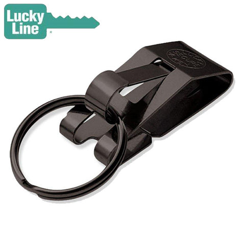 LuckyLine - 4701 - Secure-A-Key® for Wide Belts - Black - 1 Pack - UHS Hardware LuckyLine - 4701 - Secure-A-Key® for Wide Belts - Black - 1 Pack - UHS Hardware