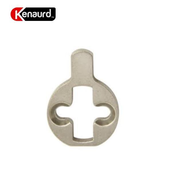 For the adams rite cam, is the top part the wider or narrower section?