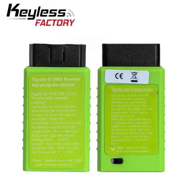 Toyota G & H Chip OBDII Programming Dongle / Remote & Transponder Programming Questions & Answers