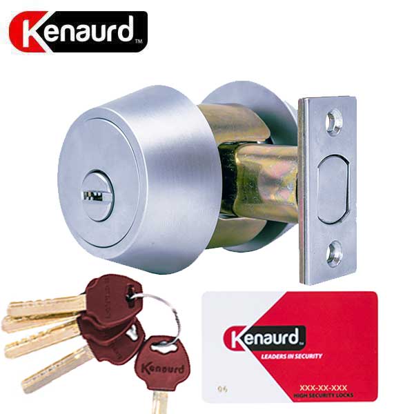 Premium Key Controlled - Deadbolt - Double Cylinder - #06 Keyway - US26D - Satin Silver Questions & Answers