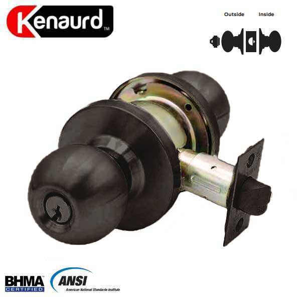 Commercial Door Knob Set - 2-3/4” Standard Backset - Oil Rubbed Bronze - Storeroom - Grade 2 Questions & Answers