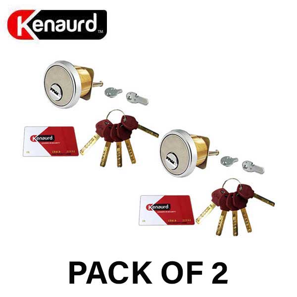 Are both rim mortise cylinders in this bundle keyed alike or different?