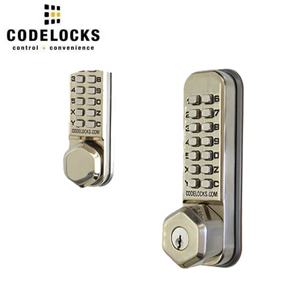 CodeLocks - CL290 - Mechanical Lock - Light Duty - Dual Backset Deadlatch 2 3/8" - 2 3/4" Mortise Tubular Latchbolt