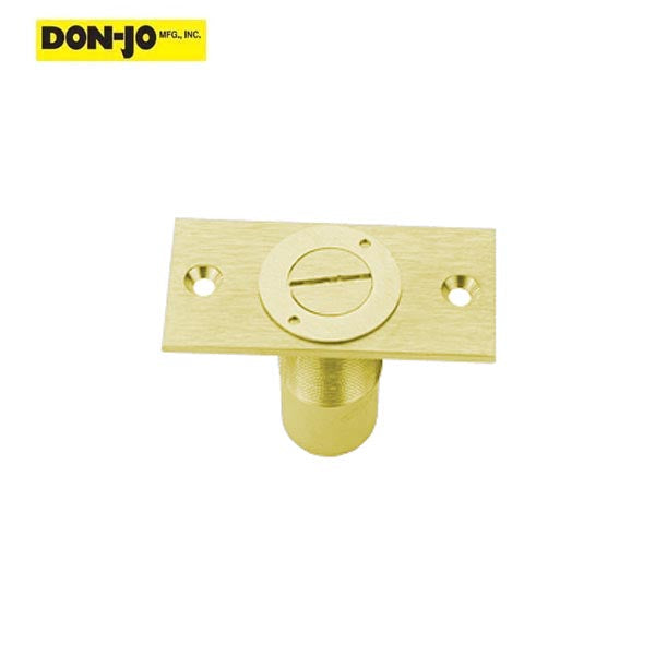 What does 2-7/8" width refer to on a dust proof door strike product?