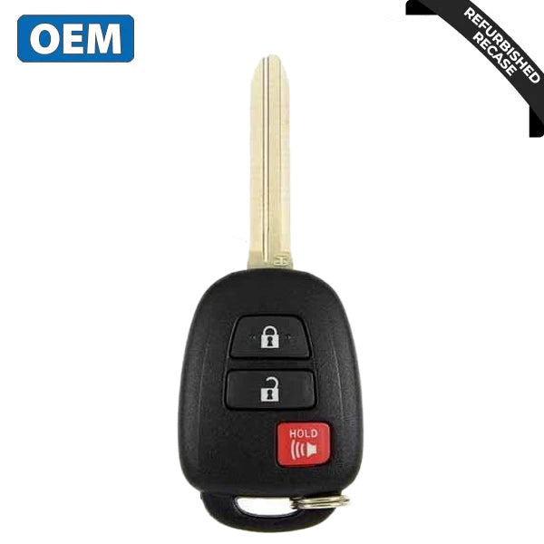 2013-2021 Toyota / 3-Button Remote Head Key W/ Shoulder / PN: 89070-0R120 / GQ4-52T (H Chip)(OEM Recase) Questions & Answers