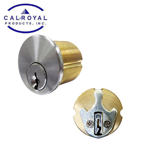 Cal-Royal - Mortise Cylinder - 6-Pin - For Schlage C - Cloverleaf Cam - 26D - Satin Chrome Questions & Answers