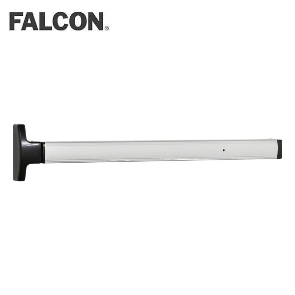 Is the Falcon 1690 exit device compatible with a 12V power supply?