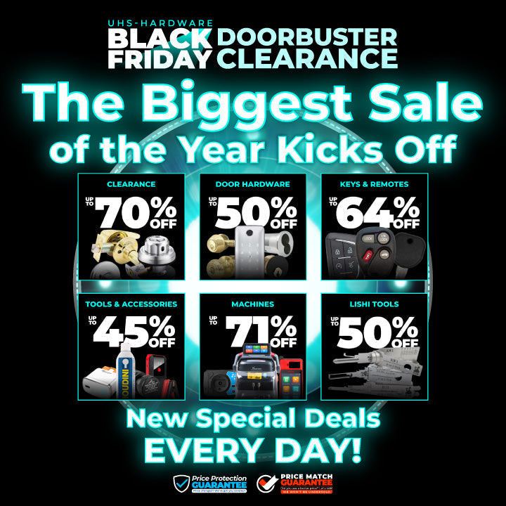 Black Friday Locksmith Deals 2025 - Up to 70% OFF at UHS Hardware