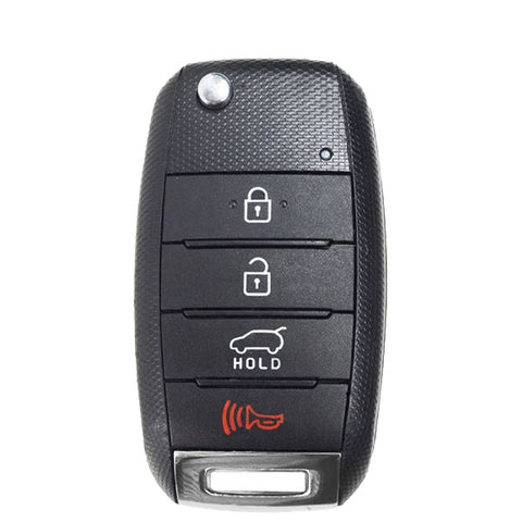 10 x 2013-2015 Kia Sorento / 4-Button Flip Key / PN: 95430-1U500 / TQ8-RKE3F05 (OEM Recase) (OEM Recase)
