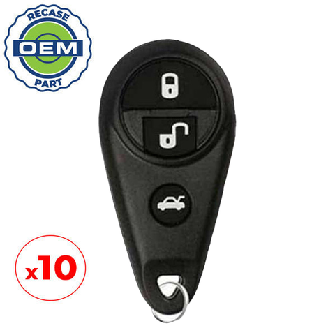 10 x 1999-2011 Subaru / 4-Button Keyless Entry Remote / PN: 88036-SC030 / NHVWB1U711 (Japan) (OEM Recase)