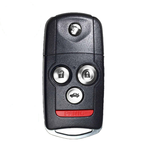 10 x 2009-2014 Acura / 4-Button Flip Key / PN: 35113-TK4-A10 / MLBHLIK-1T (OEM Recase)
