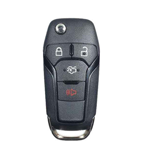 10 x 2013-2016 Ford Fusion / 4-Button Flip Key / PN: 164-R7986 / N5F-A08TAA (OEM Recase)