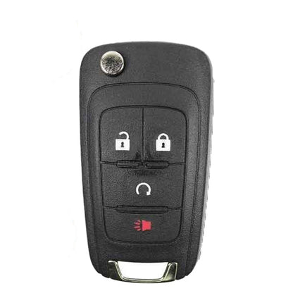 10 x 2012-2019 Chevrolet Sonic / 4-Button Remote Flip Key / PN: 13584829 / KR55WK50073 (OEM Recase)