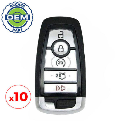 10 x 2017-2022 Ford / 5-Button Smart Key / PN: 164-R8149 / M3N-A2C93142600 (OEM Recase)