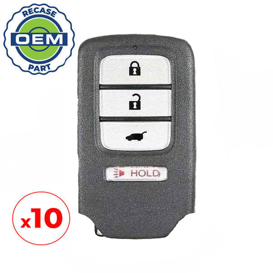 10 x 2015-2016 Honda CR-V / 4-Button Smart Key / PN: 72147-T0A-A31 / ACJ932HK1210A (Driver 2) (OEM Recase)