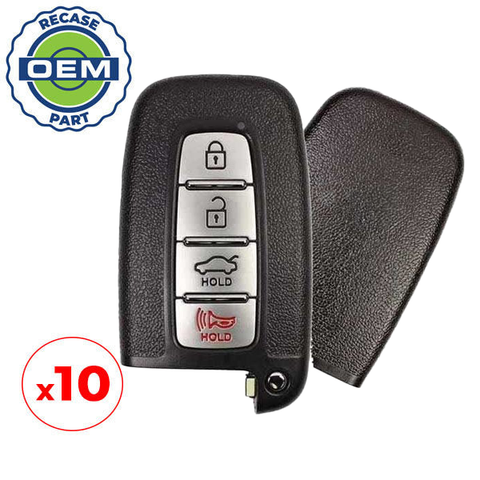 10 x 2002-2006 Mitsubishi Endeavor Eclipse / 3-Button Keyless Entry Remote / PN: MR587982 / OUCG8D-525M-A (OEM Recase)