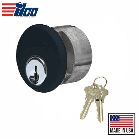 Ilco - Keyed Mortise - Schlage C Keyway - AR Cam - Zinc - KA50 - BLK - Black