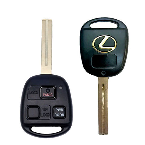 2004-2009 Lexus / 3-Button Remote Head Key / 89070-48821 / HYQ12BBT (OEM Refurb)