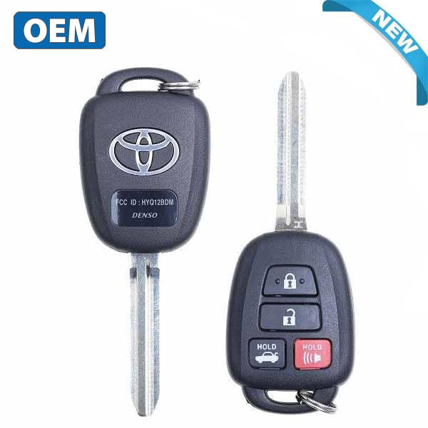 Toyota 'H' Chip Remote Head Key – Uncut Transmitter HYQ12BDM – Replaces 89070-02880