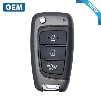 2020-2021 Hyundai Palisade 3-Button OEM Flip Key - Front View (PN: 95430-S8400)