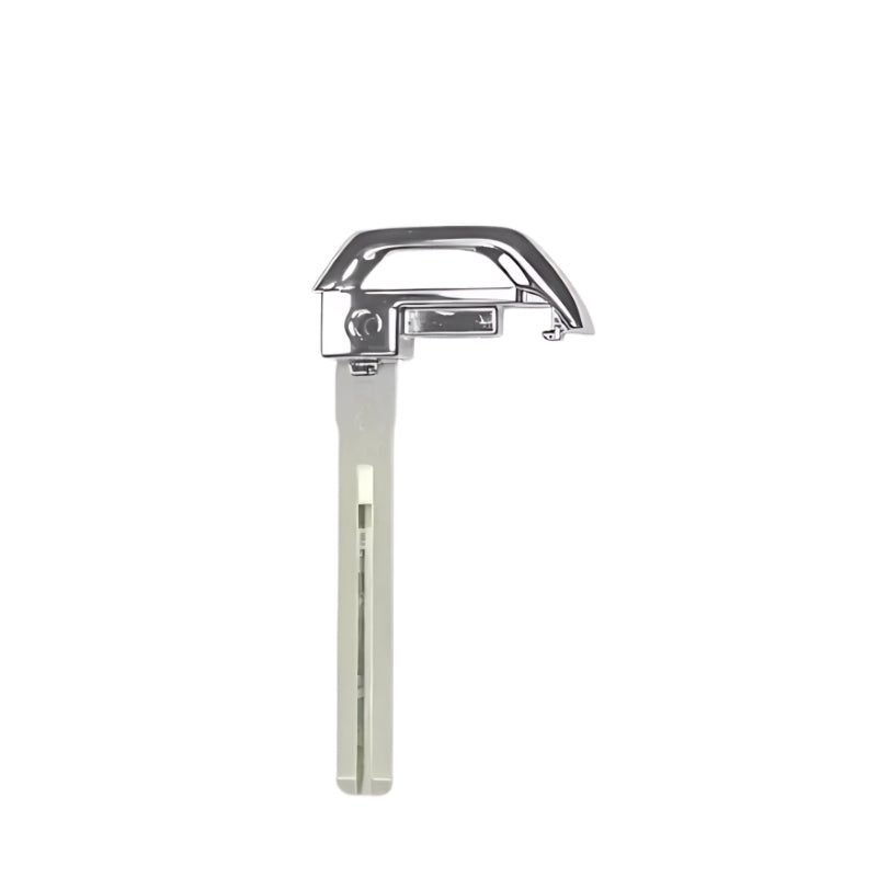 Close-up of OEM Kia emergency key blade 81996-J6000, showing its sleek and durable metal design.
