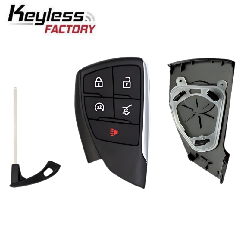 GM 5-Button Smart Key Replacement Case – Front View