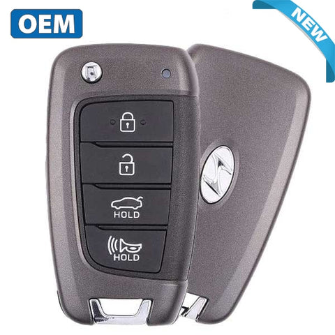 2024 Hyundai Elantra / 4-Button Flip Key / PN: 95430-AA600 / NYOMBEC4TX2004 (OEM)