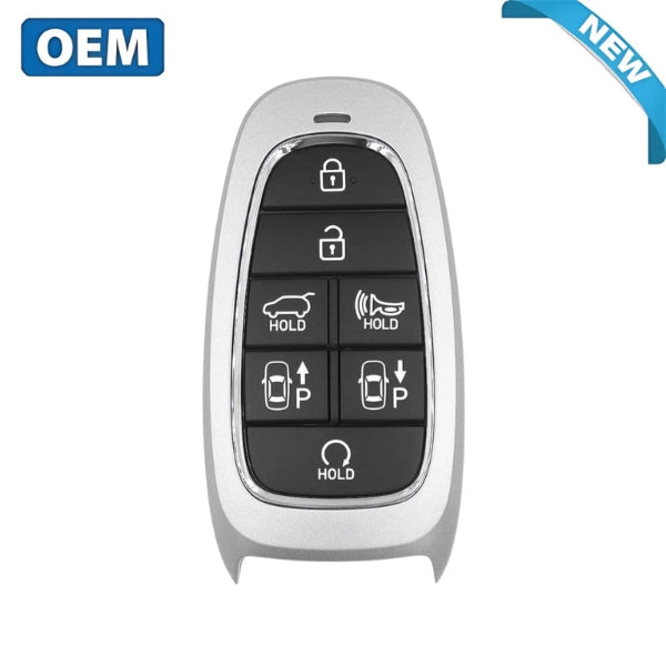 Front view of Hyundai Palisade Smart Key Fob 95440-S8590 with 7 buttons