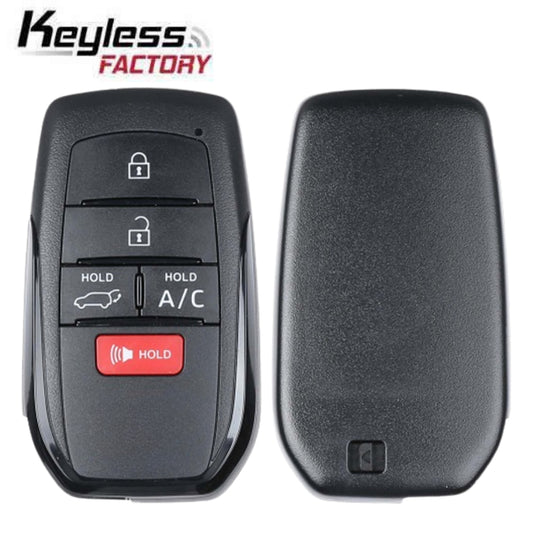 2023-2025 Toyota BZ4X  5-Button Smart Key  PN 8990H-42520  HYQ14FBX (AFTERMARKET)