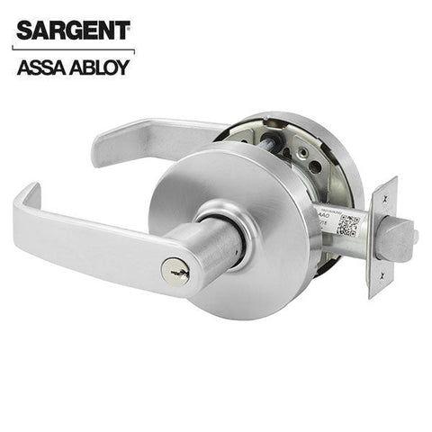 Sargent - 28FW-10G05 - 10 Line Bored Lever Lock - L Lever -  - 626 - Satin Chrome - Non Handed - Grade 1