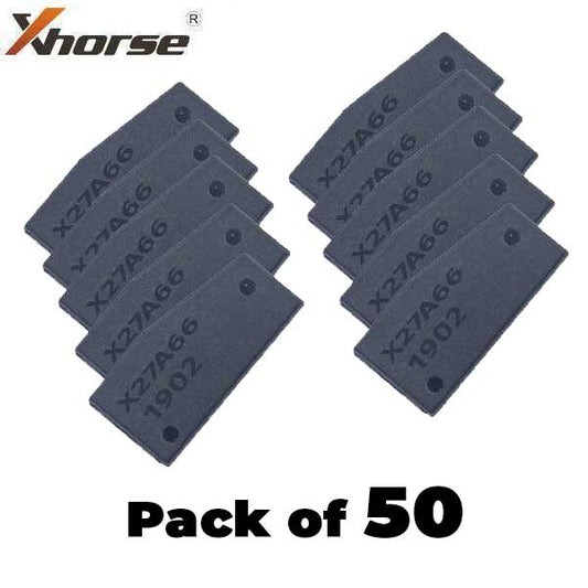 50 x Xhorse - XT27A - Cloneable Wedge Universal Transponder Chip - VVDI Tools (Pack of 50)