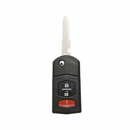 2005-2010 Mazda Miata MX-5 / 3-Button Remote Head Key / PN: LF20-67-5RY / OUCG80-335A-A (AFTERMARKET)