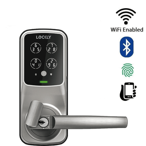 Lockly - 688FSN - Lux Compact Fingerprint Biometic Mortise Lever Lockly - 688FSN - Lux Compact Fingerprint Biometic Mortise Lever