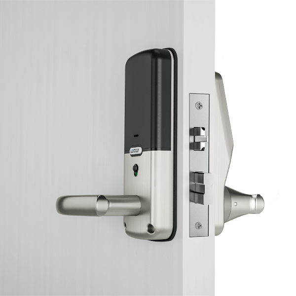 Lockly - 688FSN - Lux Compact Fingerprint Biometic Mortise Lever Lockly - 688FSN - Lux Compact Fingerprint Biometic Mortise Lever