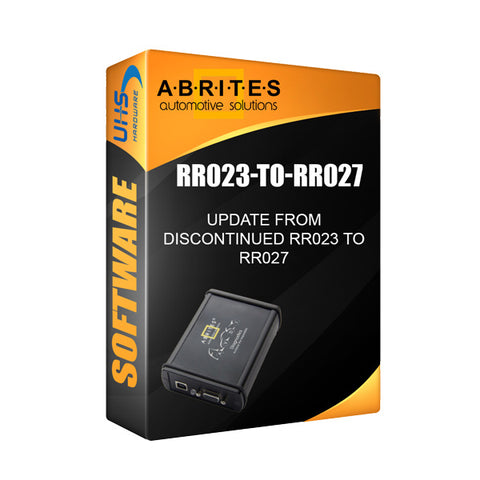 ABRITES - AVDI - RR023 to RR027  Software Upgrade - Dacia 2020+ Key Learning (Software Upgrade Only)