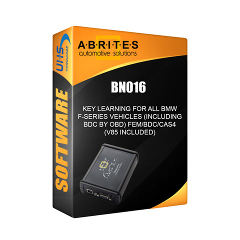 ABRITES - BN016 - Key Learning for All BMW F-Series vehicles (including BDC by OBD) FEM/BDC/CAS4 (v85 included)