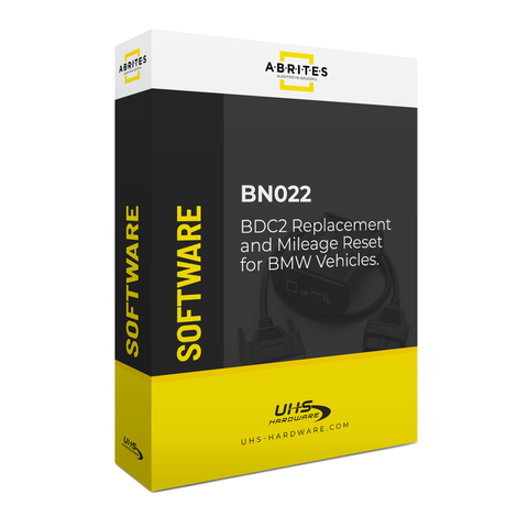 Abrites - BN022 - BDC2 Replacement and Mileage Reset for BMW Vehicles.