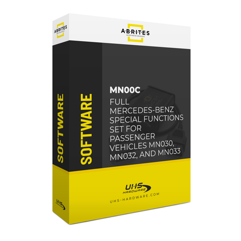ABRITES - AVDI - MN00C - Full Mercedes-Benz special functions set for passenger vehicles MN030, MN032, and MN033