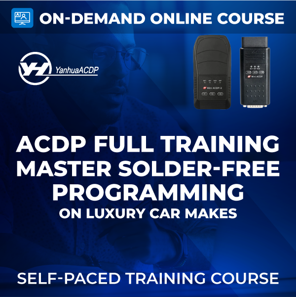 Recorded On-Demand Training - ACDP FULL Course - Master Solder-Free Programming